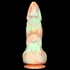 Kép 2/6 - Rutuk Monster – prémium dildó, 17 x 6 cm, rózsaszín-zöld