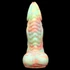 Kép 3/6 - Rutuk Monster – prémium dildó, 17 x 6 cm, rózsaszín-zöld