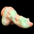 Kép 5/6 - Rutuk Monster – prémium dildó, 17 x 6 cm, rózsaszín-zöld