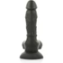 Kép 8/10 - COCK MILLER HÁM + DUPLA SŰRŰSÉGŰ SZILIKON DILDÓ FEKETE 13 CM