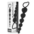 Kép 2/6 - BLACK&SILVER - érzéki anális lánc szív formával 18 cm