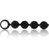 Kép 3/4 - BLACK&SILVER - LENNON ANÁLIS RÓZSAFÜZÉR 4 SZILIKON GÖMB 15 CM