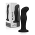 Kép 1/6 - BLACK&SILVER – prémium szilikon fekete anális plug
