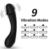 Kép 1/6 - ARMONY – szilikon G-pontos vibrátor fekete színben