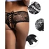 Kép 4/4 - QUEEN LINGERIE NYITOTT HÁTÚ VIRÁGOS CSIPKE BUGYI S/M