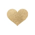 Kép 1/4 - BIJOUX - Indiscrets Flash Golden Heart – érzéki mellbimbó takarók