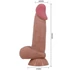 Kép 6/7 - PRETTY LOVE - CSÚSZÓ BŐR SOROZAT REALISZTIKUS VIBRÁTOR CSÚSZÓ BARNA BŐR TAPADÓKORONGGAL 19,4 CM
