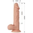 Kép 6/8 - GYÖNYÖRŰ TALÁLKOZÁS BURAQ REZGÉS 24 CM - TERMÉSZETES
