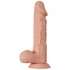 Kép 2/7 - GYÖNYÖRŰ TALÁLKOZÁS BURAQ RUGALMAS REALISZTIKUS DILDÓ 24 CM - TERMÉSZETES