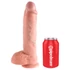 Kép 3/5 - King Cock 10 herés nagy dildó (25 cm) - natúr
