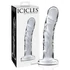 Kép 1/5 - Icicles No. 62 - péniszes üveg dildó (átlátszó)