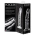Kép 2/5 - Icicles No. 62 - péniszes üveg dildó (átlátszó)