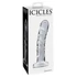 Kép 3/5 - Icicles No. 62 - péniszes üveg dildó (átlátszó)