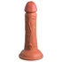 Kép 5/6 - King Cock Elite 6 - tapadókorongos, élethű dildó (15cm) - sötét