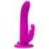 Kép 5/6 - Happyrabbit Strap-On - nyuszis felcsatolható vibrátor (lila)