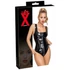 Kép 2/6 - LATEX - végig cipzáras latex body (fekete)