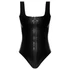 Kép 5/6 - LATEX - végig cipzáras latex body (fekete)