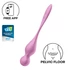 Kép 1/6 - Satisfyer Love Birds 1 - okos, vibrációs gésagolyó (pink)