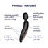Kép 4/4 - Satisfyer Wand-erland - masszírozó vibrátor (fekete)