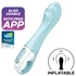 Kép 7/8 - Satisfyer Air Pump Vibrator 5 - okos pumpálható vibrátor (kék)