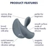 Kép 3/4 - Satisfyer Booty Absolute Beginners 2 - anál vibrátor (szürke)
