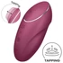 Kép 2/7 - Satisfyer Tap & Climax 1 - 2in1 vibrátor és csiklóizgató (piros)