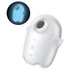 Kép 1/8 - / Satisfyer Glowing Ghost - világító léghullámos csiklóizgató (fehér)