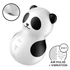 Kép 1/6 - Satisfyer Pocket Panda - léghullámos csiklóizgató (fekete)