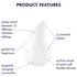 Kép 3/5 - Satisfyer Dew Drop - akkus, vízálló csiklóvibrátor (fehér)