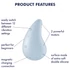 Kép 3/5 - Satisfyer Dew Drop - akkus, vízálló csiklóvibrátor (kék)