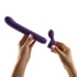 Kép 2/9 - Magic Stick - vibrátor cseréléhető feltétekkel (lila)