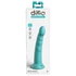 Kép 3/7 - Dillio Slim Seven - tapadókorong stimuláló dildó (20cm) - türkiz