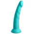 Kép 5/7 - Dillio Slim Seven - tapadókorong stimuláló dildó (20cm) - türkiz
