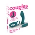 Kép 9/9 - Couples Choice - 3in1 variálható vibrátor (türkiz)