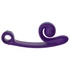 Kép 1/4 - Snail Vibe Curve - 2in1 csiklóizgató vibrátor (lila)