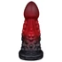 Kép 2/8 - OgazR - polipkar dildó - 19cm (piros)