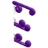 Kép 3/4 - / Snail Vibe Duo - akkus, 3in1 stimuláló vibrátor (lila)