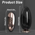 Kép 7/8 - Sex HD Mirror - melegítő funkciós nyaló vibrátor (fekete)