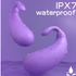 Kép 4/6 - Sex HD - padlizsán formájú vibrációs tojás (lila)