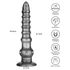 Kép 8/9 - Lovetoy King Sized - extra nagy vibrátor - 32 cm (szürke)