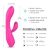 Kép 8/9 - Sex HD Muses - akkus, vízálló melegítő vibrátor (pink)