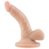Kép 1/7 - Dr. Skin 4 - tapadókorongos, herés élethű dildó - natúr (12cm)