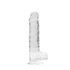 Kép 4/7 - REALROCK - átlátszó élethű dildó - átlátszó (19cm)