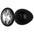 Kép 1/5 - / Easytoys Anal Collection - anál plug kővel - S (fekete)