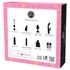 Kép 10/10 - Pleasure Box Love to Play - vibrátor szett - 6 részes (pink-lila)