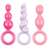 Kép 9/16 - Satisfyer Booty Call - anál plug szett - színes (3 részes)