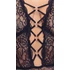 Kép 15/22 - Cottelli Curves Plus Size - átlátszó mintás body (fekete)