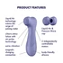 Kép 12/16 - Satisfyer Pro 2 Gen3 - akkus léghullámos csiklóizgató (lila)