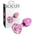 Kép 1/9 - Icicles No. 48 - virágos üveg anál kúp (pink)