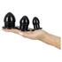 Kép 4/9 - You2Toys - Stretching Plug Kit - anál plug szett - 3db (fekete)